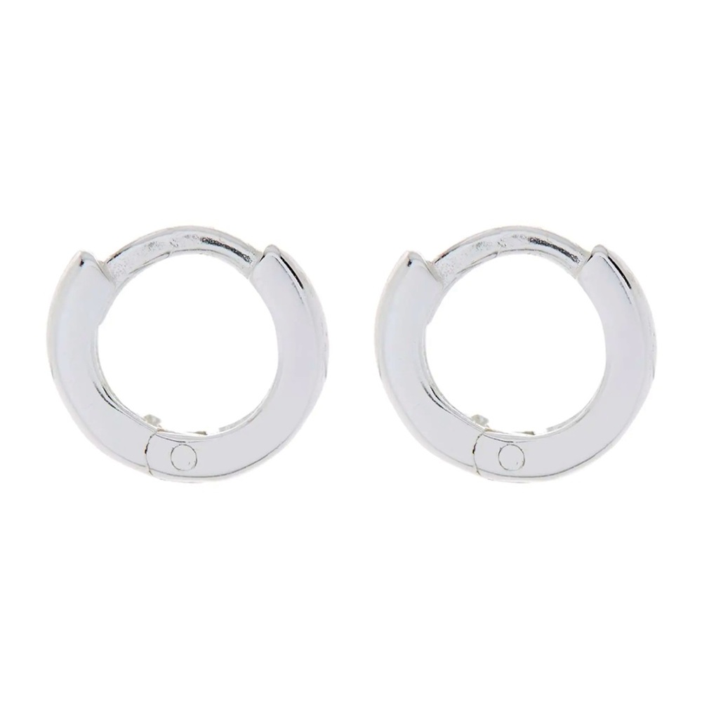 ARGENTO VIVO STERLING SILVER Huggie Earings